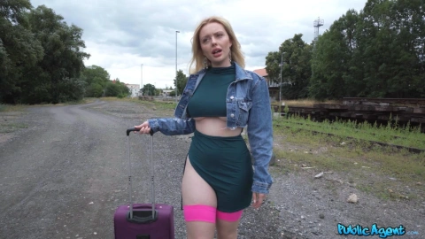 Big boobs miss the train - Subtitled