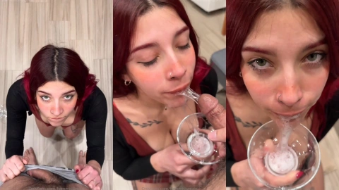 FiammiSxagain Drinks Cum – Proud Guy
